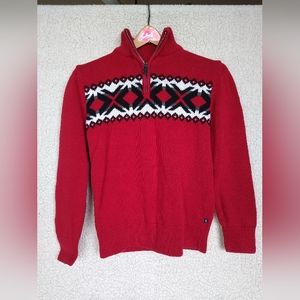 Boys Chaps Knitted Quarterzip